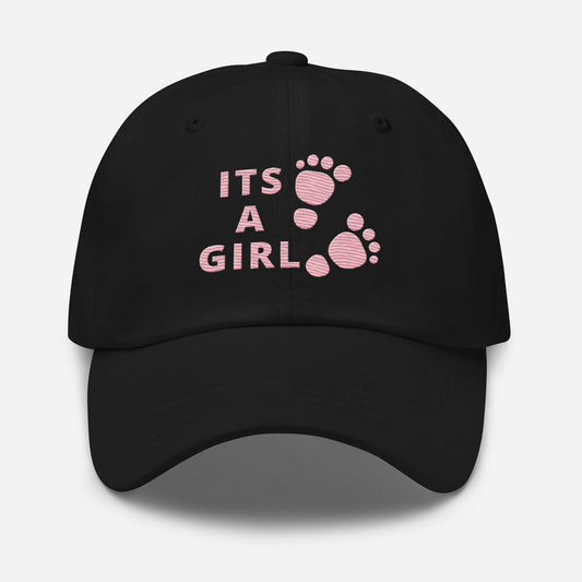 It’s A Girl Dad Hat – Adjustable Baby Announcement Cap